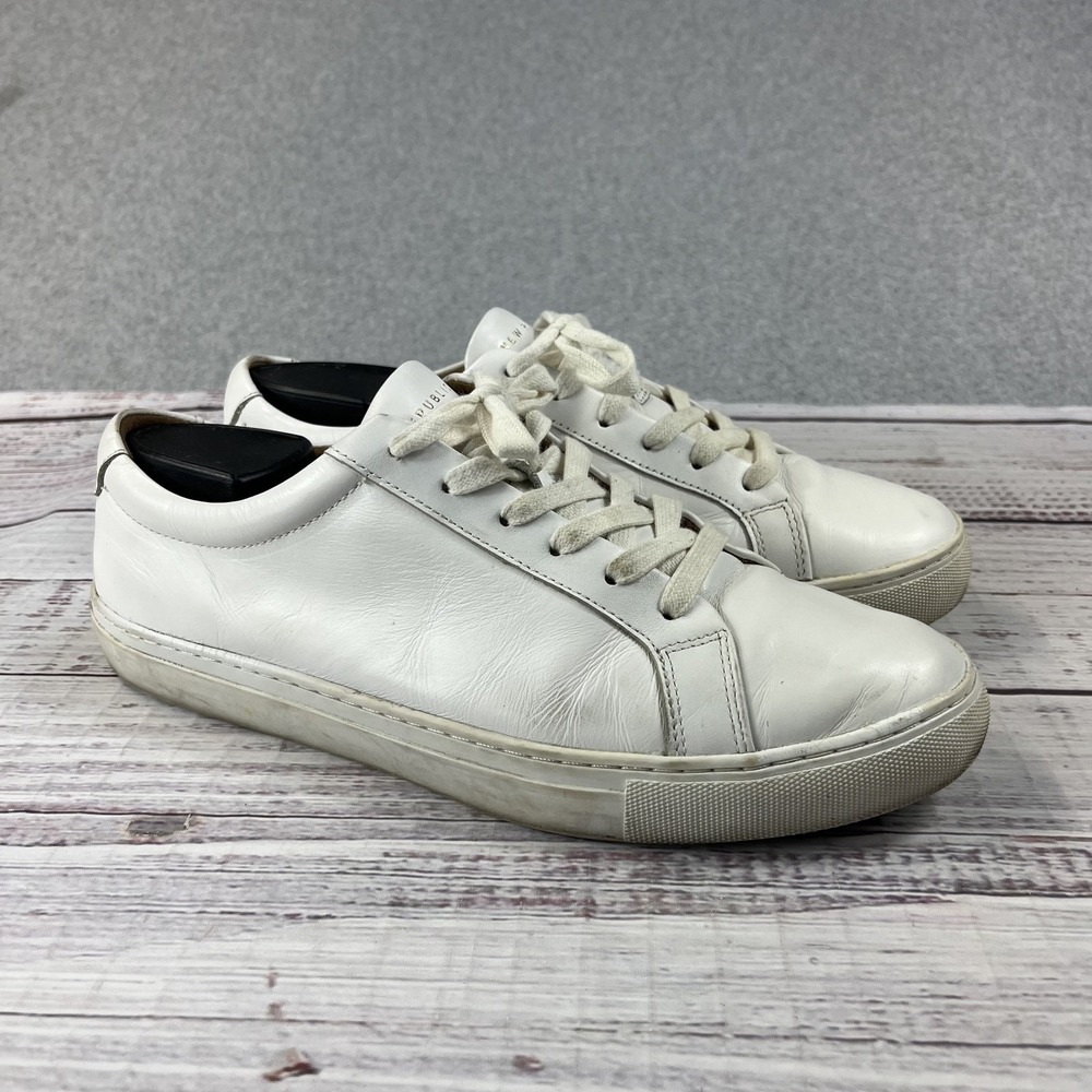 New Republic White Shoes Sneakers Mens 10 Lace Ups Preppy